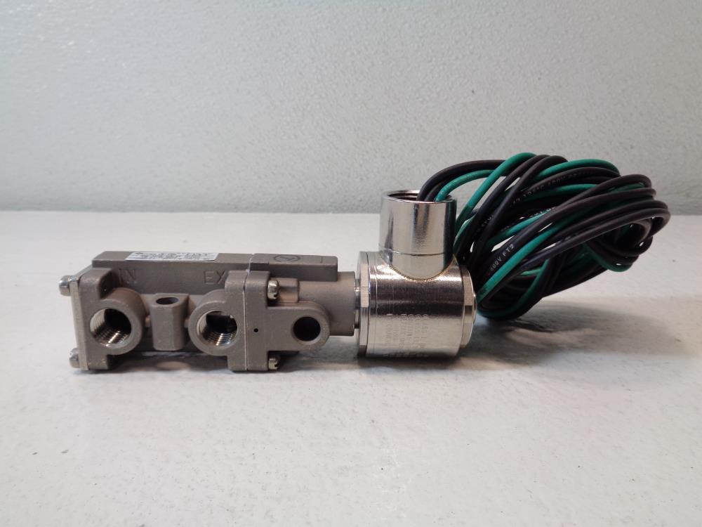 Versa 1/4" NPT 3-Way Solenoid Valve BSG-3328-316-CD-LB-ST-XX-D024